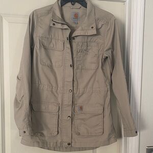 Carhartt Women's Utility Jacket in Tan size Small